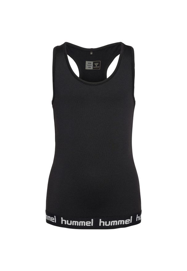 Dziecięcy tank top Hummel hmlnanna. Kolor: czarny. Materiał: poliester, jersey. Wzór: jednolity. Sport: piłka nożna