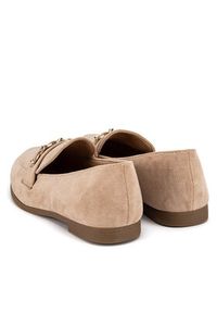 DeeZee Loafersy WSS270205-06 Beżowy. Kolor: beżowy. Materiał: materiał #7