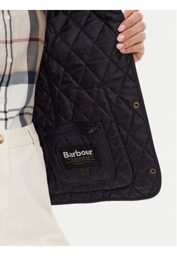 Barbour Kurtka przejściowa Annandale LQU0475NY91 Granatowy Regular Fit. Kolor: niebieski. Materiał: syntetyk