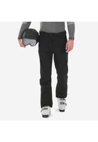 WEDZE - Spodnie narciarskie i snowboardowe męskie Quechua 500 softshell. Kolor: czarny. Materiał: poliester, materiał, softshell. Sezon: zima. Sport: snowboard, narciarstwo