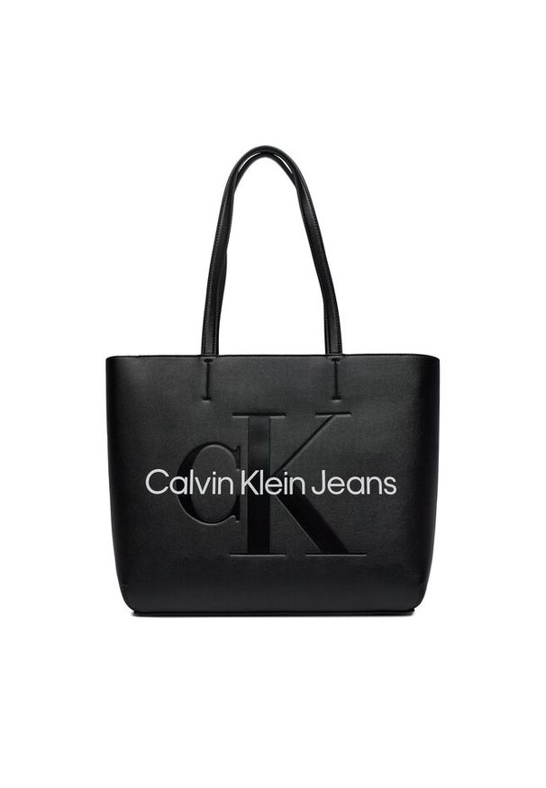 Torebka Calvin Klein Jeans. Kolor: czarny