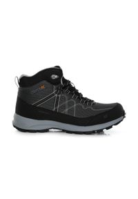 Regatta - Męskie buty trekkingowe Samaris Lite. Kolor: czarny. Materiał: poliester. Sport: turystyka piesza #1