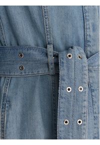 Marella Sukienka jeansowa Giambo 2613221024 Niebieski Regular Fit. Kolor: niebieski. Materiał: bawełna #2