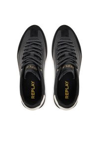 Replay - REPLAY Sneakersy GMZ3P.000.C0039L Czarny. Kolor: czarny. Materiał: skóra