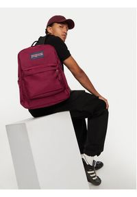 JanSport Plecak Superbreak One EK0A5BAGN62 Bordowy. Kolor: czerwony. Materiał: materiał. Styl: sportowy