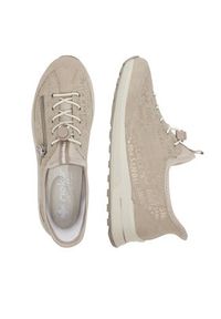 Rieker Sneakersy N1455-62 Beżowy. Kolor: beżowy. Materiał: materiał