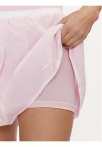 Guess Spódnica trapezowa Arleth V4GD19 WG2Q0 Różowy Regular Fit. Kolor: różowy. Materiał: syntetyk #3
