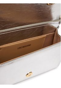 Love Moschino - LOVE MOSCHINO Torebka JC4345PP0OKQ0902 Srebrny. Kolor: srebrny. Materiał: skórzane #4