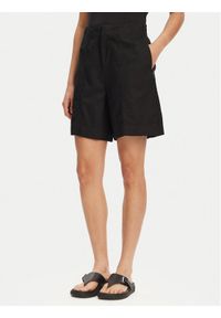 Calvin Klein Jeans Bermudy J20J225219 Czarny Relaxed Fit. Kolor: czarny. Materiał: bawełna