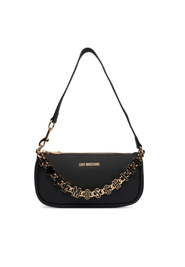 Love Moschino - LOVE MOSCHINO Torebka JC4154PP1OL1700A Czarny. Kolor: czarny. Materiał: skórzane