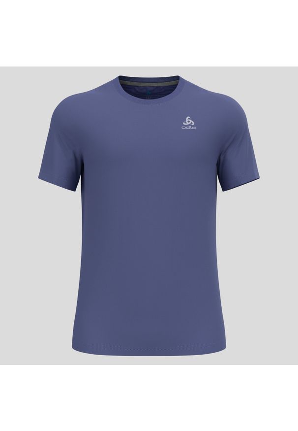 Koszulka z krótkim rękawem trekkingowa męska Odlo T-shirt F-DRY. Kolor: niebieski. Długość rękawa: krótki rękaw. Długość: krótkie