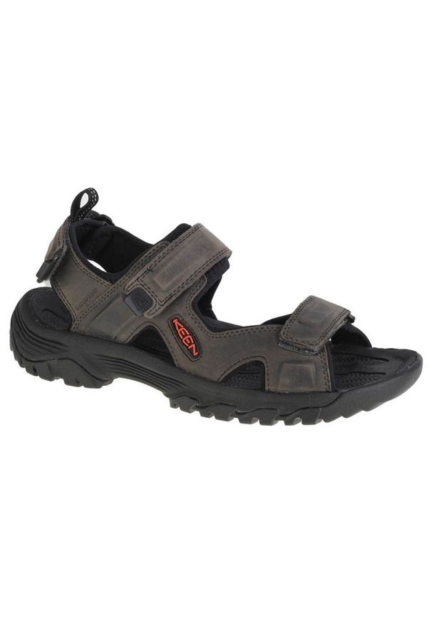 keen - Sandały Keen Targhe Iii Open Toe Sandal M 1022424 szare. Nosek buta: otwarty. Kolor: szary. Materiał: guma, nubuk, tkanina. Sezon: lato