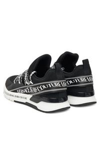 Versace Jeans Couture Sneakersy 79YA3SA3 ZSD03 Czarny. Kolor: czarny. Materiał: materiał #5