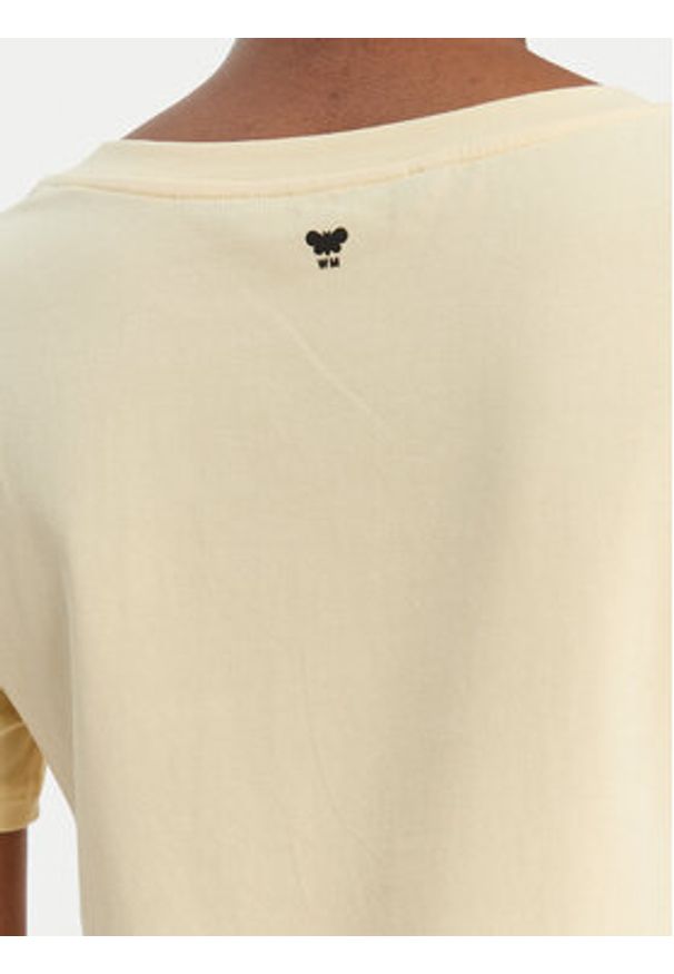 Weekend Max Mara T-Shirt Multif 2615971012 Żółty Regular Fit. Kolor: żółty. Materiał: bawełna