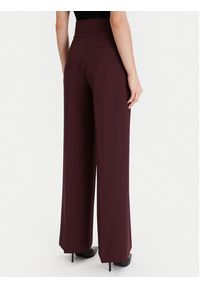 Maryley Spodnie materiałowe 25IB680/M17 Bordowy Regular Fit. Kolor: czerwony. Materiał: syntetyk #3
