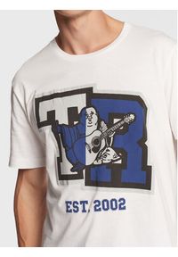 True Religion T-Shirt 106309 Biały Regular Fit. Kolor: biały. Materiał: bawełna #4