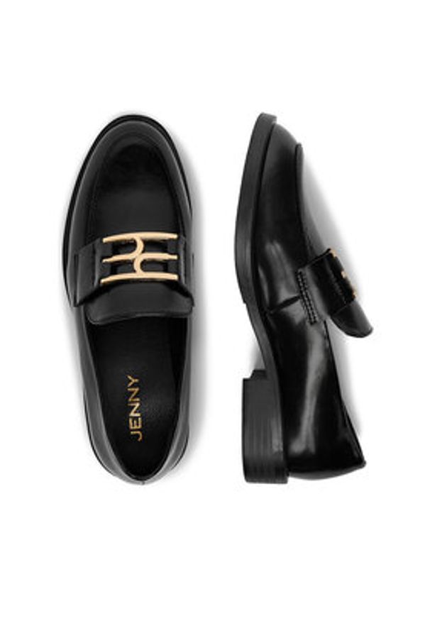 Jenny - JENNY Loafersy CEO-HYF62303CS-1 Czarny. Kolor: czarny. Materiał: syntetyk, materiał
