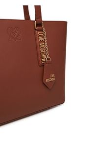 Love Moschino - LOVE MOSCHINO Torebka JC4292PP1NL1531A Brązowy. Kolor: brązowy. Materiał: skórzane #5