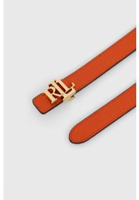 Lauren Ralph Lauren pasek skórzany dwustronny. Materiał: skóra #2