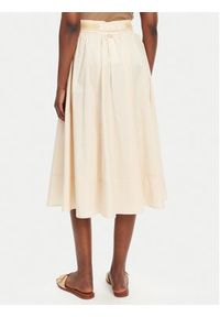 TwinSet - TWINSET Spódnica trapezowa 251TT202J Écru Regular Fit. Materiał: bawełna