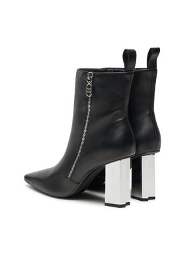 Karl Lagerfeld - KARL LAGERFELD Botki KL33964 Czarny. Kolor: czarny. Materiał: skóra