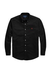Polo Ralph Lauren Koszula Bsr 710772290 Czarny Custom Fit. Typ kołnierza: polo. Kolor: czarny. Materiał: bawełna #9