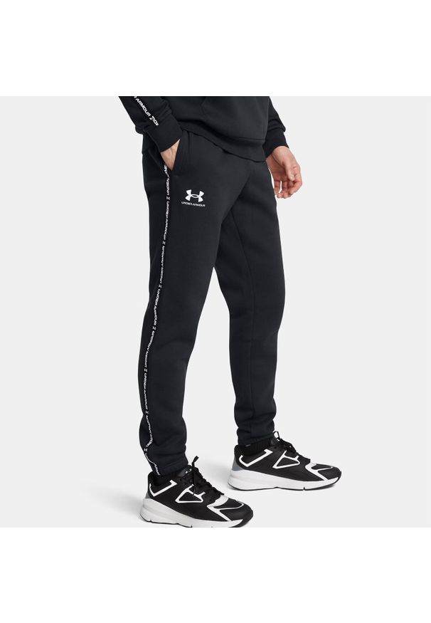 Spodnie męskie Under Armour Icon Fleece Jgr. Kolor: czarny. Sport: fitness