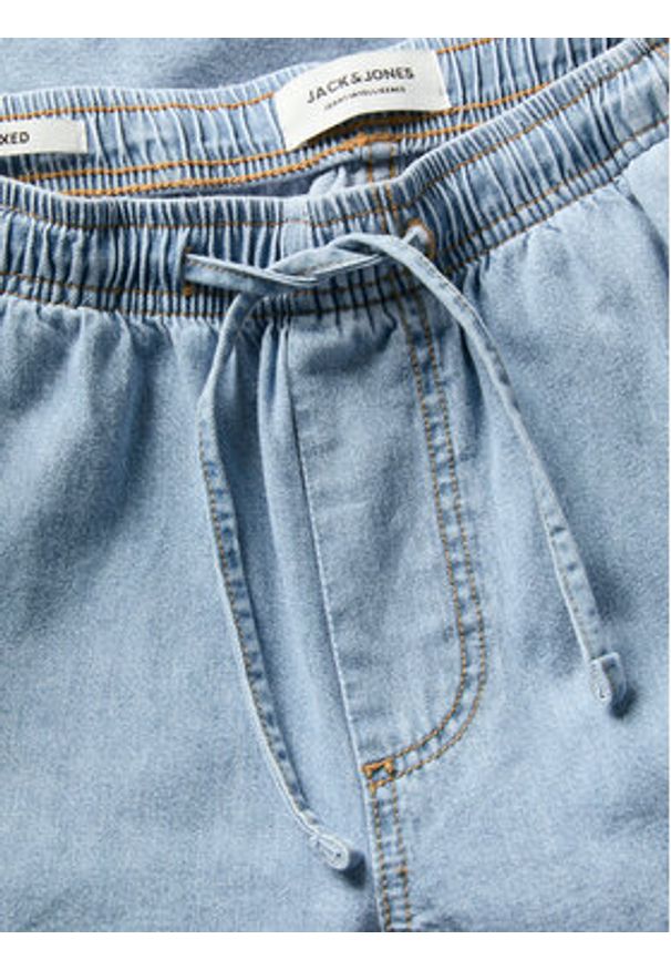 Jack & Jones - Jack&Jones Spodnie materiałowe Bill 12270255 Niebieski Relaxed Fit. Kolor: niebieski. Materiał: bawełna