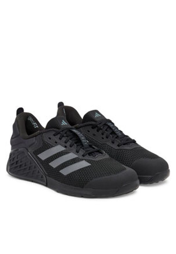 Adidas - adidas Buty na siłownię Dropset 3 strength training IG3861 Czarny. Kolor: czarny. Materiał: materiał. Sport: fitness