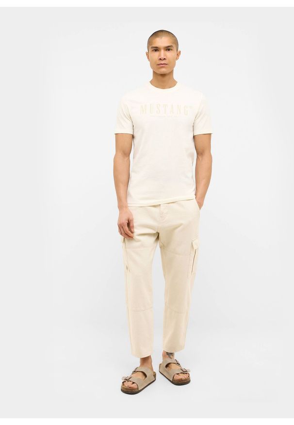 Męski T-Shirt Mustang Style Austin Whisper White 1016480 2013