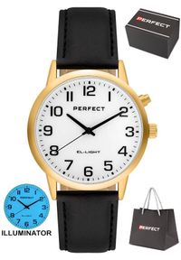Zegarek Perfect EL001W-04 męski klasyczny podświetlany .. Styl: klasyczny #1
