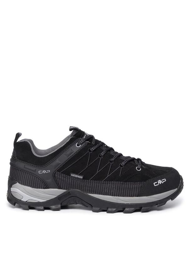 CMP Trekkingi Rigel Low Trekking Shoes Wp 3Q13247 Czarny. Kolor: czarny. Materiał: zamsz, skóra. Sport: turystyka piesza