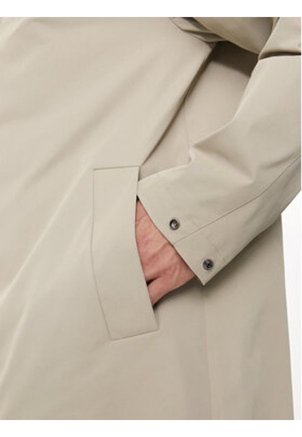 Calvin Klein Trencz Modern Car K10K113007 Beżowy Regular Fit. Kolor: beżowy. Materiał: syntetyk