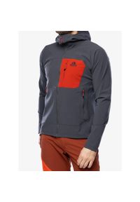 MOUNTAIN EQUIPMENT - Bluza rozpinana męska Mountain Equipment Arrow Hooded Jacket. Kolor: czerwony, szary, wielokolorowy