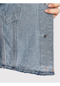 Pepe Jeans Kurtka jeansowa Sage Reclaim PL402062 Niebieski Relaxed Fit. Kolor: niebieski. Materiał: bawełna