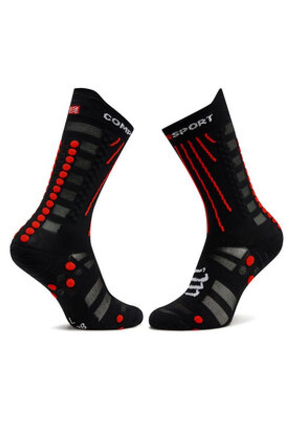 Compressport Skarpety długie Aero XU00054B Czarny. Kolor: czarny. Materiał: syntetyk