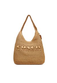 Torebka Coach. Kolor: beżowy