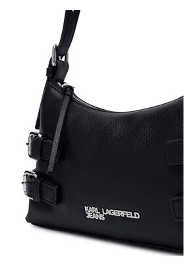 Karl Lagerfeld Jeans Torebka B2W30265 Czarny. Kolor: czarny. Materiał: skórzane