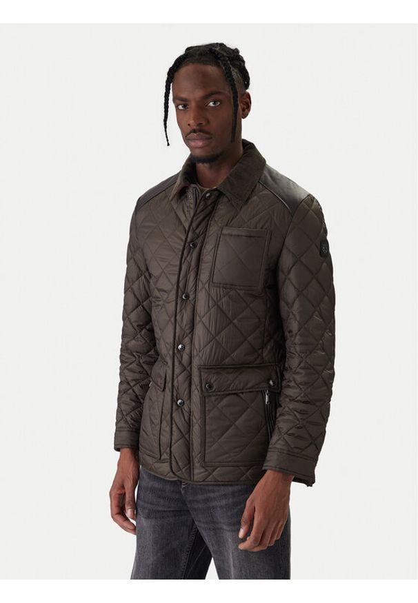 Milestone Kurtka przejściowa MSSantos 990474 60655 Khaki Regular Fit. Kolor: brązowy. Materiał: syntetyk