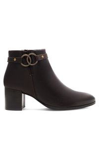 Lasocki Botki WB-CELESTE-22 Brązowy. Kolor: brązowy. Materiał: skóra #1