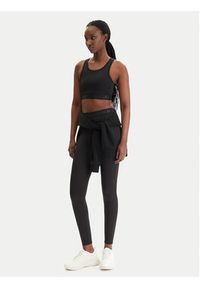 MICHAEL Michael Kors Legginsy MR631X5KND Czarny Slim Fit. Kolor: czarny. Materiał: syntetyk #3