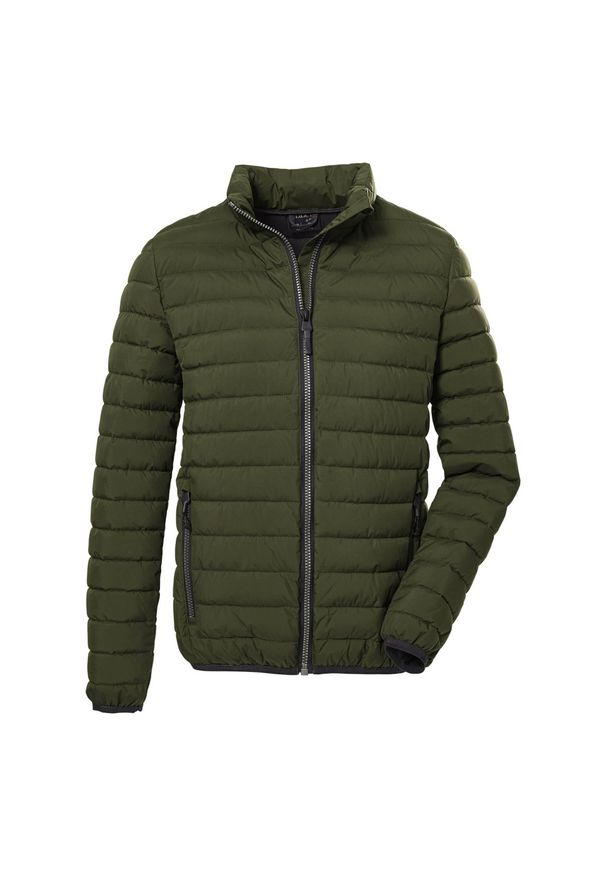 Kurtka puchowa Killtec GW 6. Kolor: wielokolorowy, zielony, brązowy. Materiał: puch. Sport: turystyka piesza