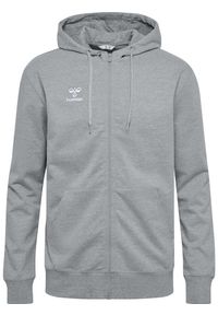 Hummel - Bluza hmlGO 2.0 ZIP HOODIE. Kolor: szary
