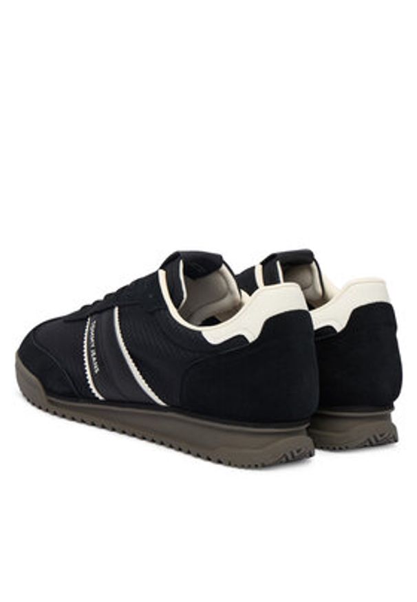 Tommy Jeans Sneakersy Tjm Retro Runner Cleated Winter EM0EM01664 Czarny. Kolor: czarny. Materiał: materiał