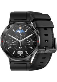 Smartwatch Gravity Zegarek męski SMARTWATCH GRAVITY GT21-3 BK/BK LEATHER / BK. Rodzaj zegarka: smartwatch