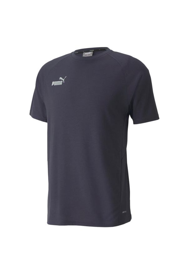 T-shirt z krótkim rękawem męski Puma TEAMFINAL CASUALS. Kolor: wielokolorowy, niebieski, szary. Długość rękawa: krótki rękaw. Długość: krótkie