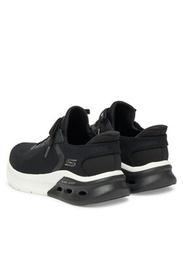 skechers - Skechers Sneakersy Bobs Arc Waves 2.0- 118317/BLK Czarny. Kolor: czarny. Materiał: materiał