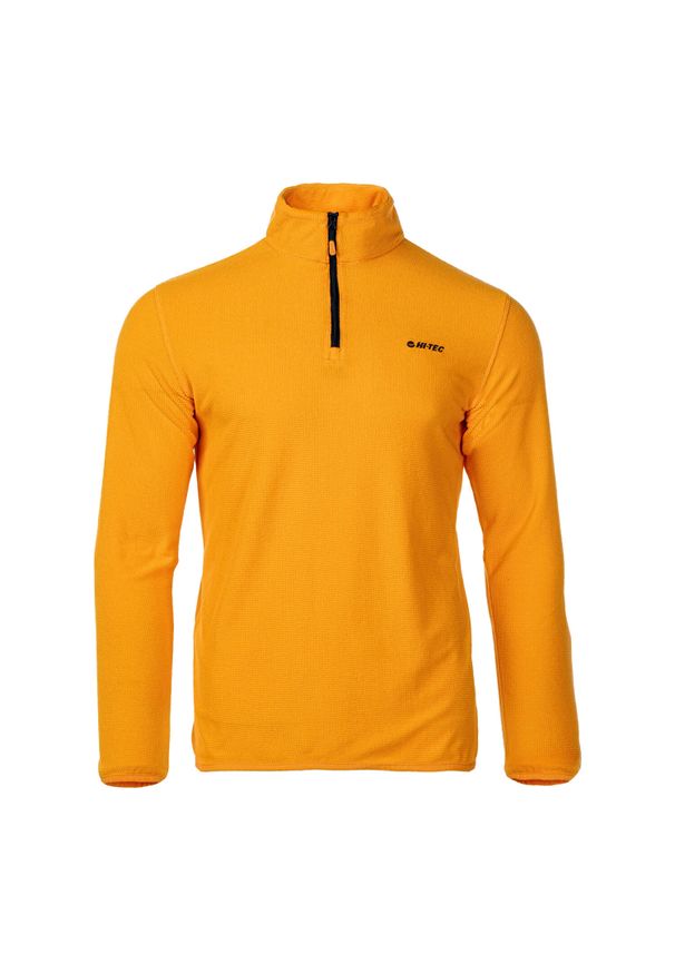 Hi-tec - Męska Bluza Damis II. Kolor: pomarańczowy. Styl: sportowy. Sport: turystyka piesza