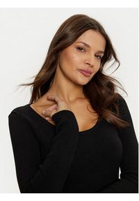 Guess Sukienka dzianinowa W5RK12 Z3KX0 Czarny Slim Fit. Kolor: czarny. Materiał: wiskoza #5