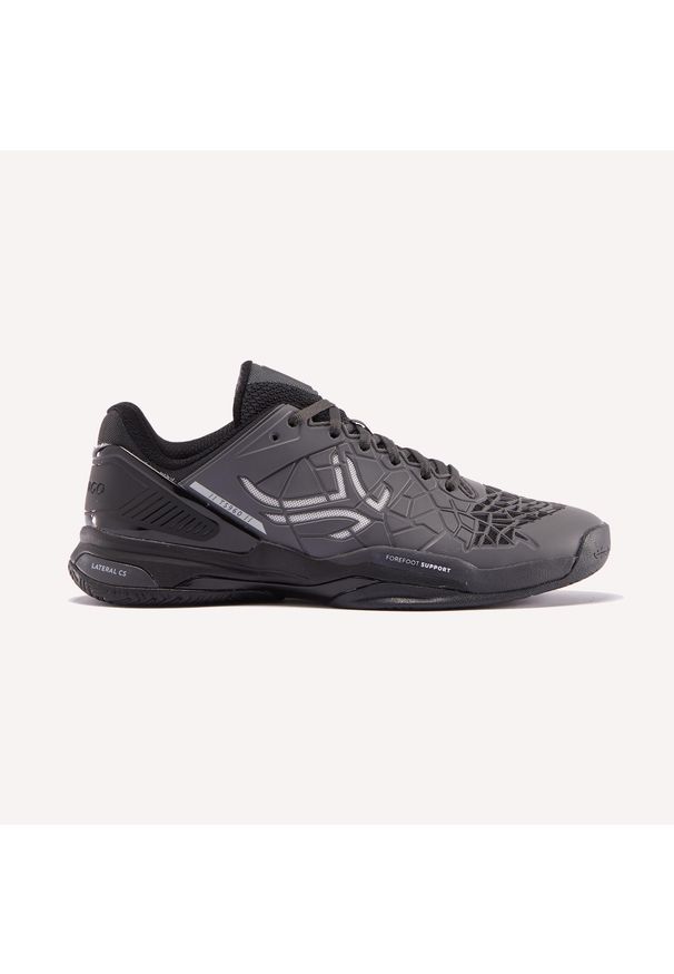 ARTENGO - Buty do tenisa męskie Artengo Strong Pro na każdą nawierzchnię. Kolor: wielokolorowy, czarny, szary. Materiał: mesh, kauczuk. Szerokość cholewki: normalna. Sport: tenis
